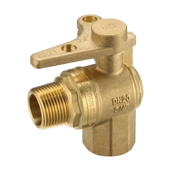 Watermarked Ball Valve Right Angle Meter Stop 20FI X 20MI