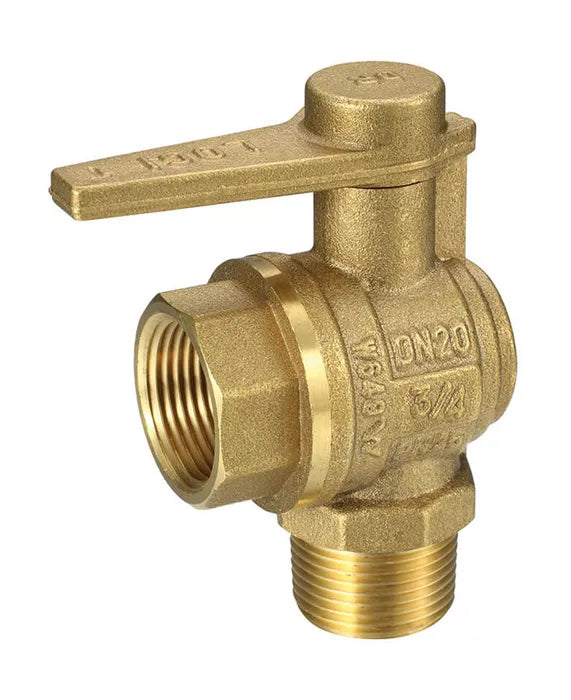 Watermarked Ball Valve Right Angle Meter Stop 20MI X 20FI