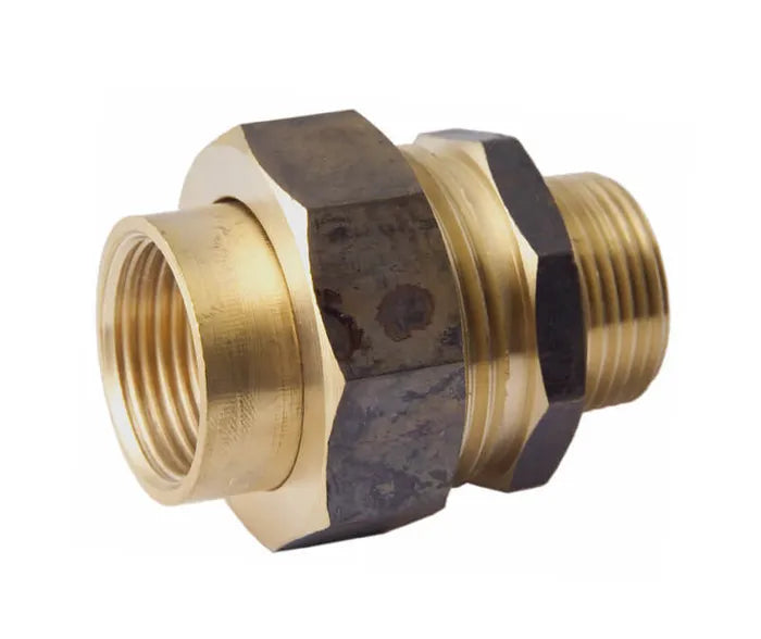Barrel Union - Brass, MI x FI, 6mm to 50mm, Lead Free