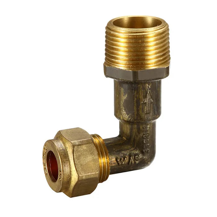 Copper Compression Elbow Reduction With Check Valve Brass 20