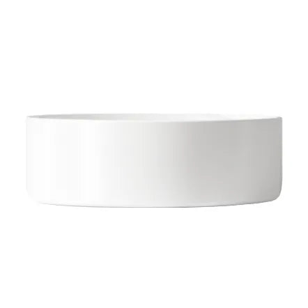 Radius Round Basin 355x355 Matt White