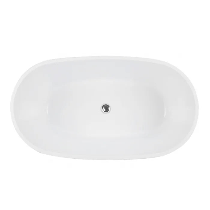 Vinny Bathtub 1300x700x580 NF & Gloss White