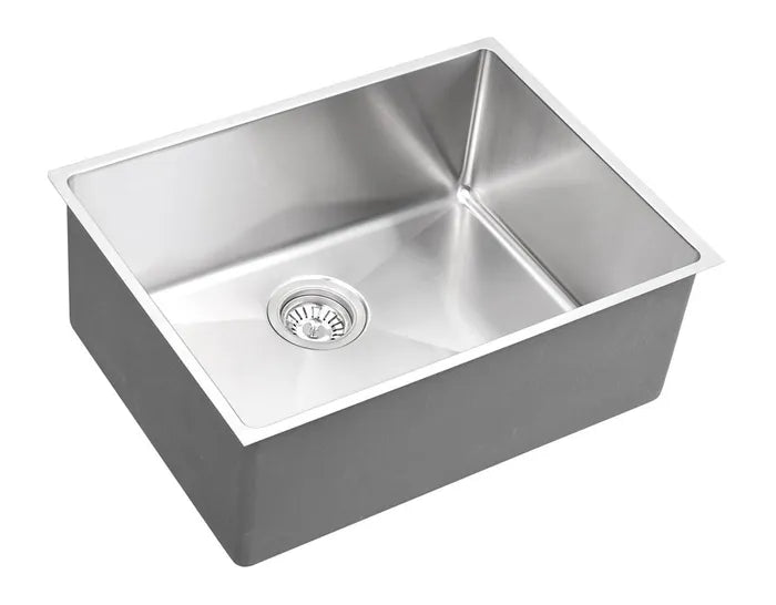 Hand Made Stainless Steel Kitchen Sink - Top or Undermount - 520mm x 440mm x 220mm