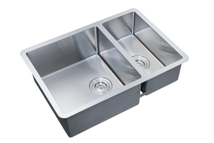 Hand Made Stainless Steel Kitchen Sink - Top or Undermount - 660mm x 450mm x 220mm