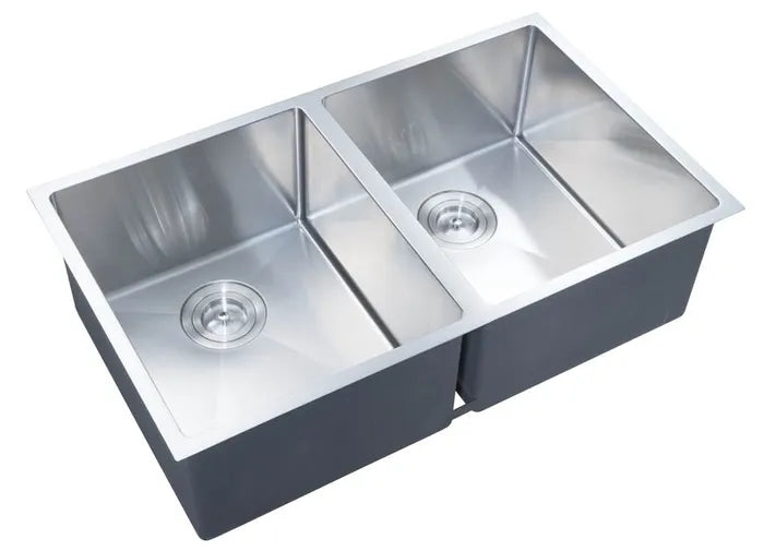 Hand Made Stainless Steel Kitchen Sink - Top or Undermount - 760mm x 450mm x 220mm