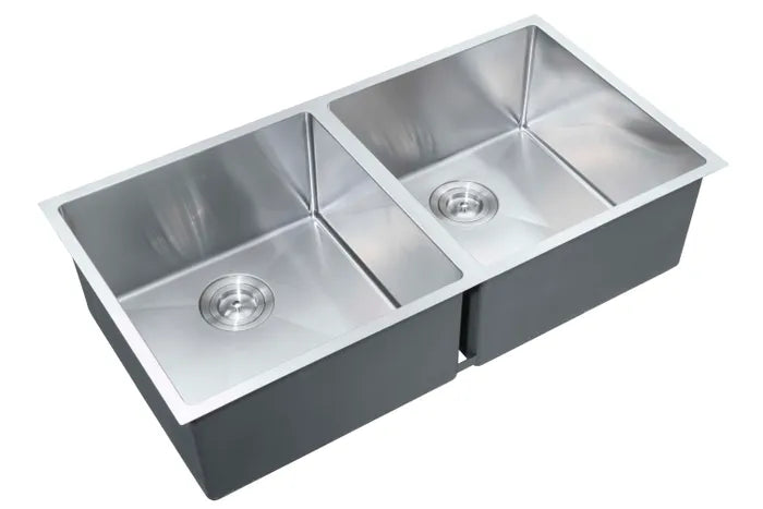 Hand Made Stainless Steel Kitchen Sink - Top or Undermount - 880mm x 450mm x 220mm
