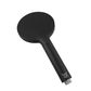 Twin Shower Top Inlet RN Blk