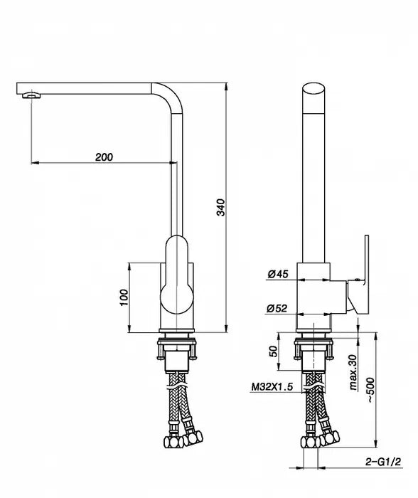 Vogh Kitchen Mixer CH