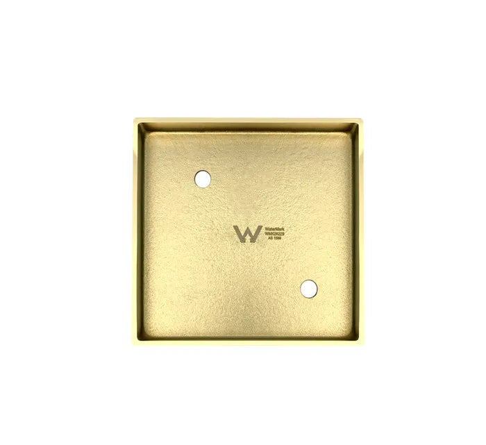 Smart Tiles Waste 115x115x 87 Square Brushed Gold