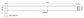 Taran 450 Ceiling S/Arm Square Black