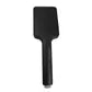 Taran Twin Shower on Rail Bottom Inlet With Dual Hose Square Matt Black