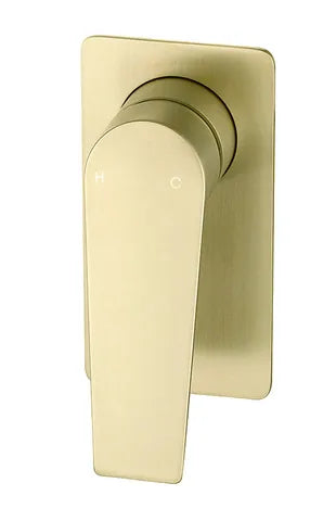 Zevio Shower Mixer Brush Gold