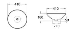 Semi Insertbasin 410x410 Carra