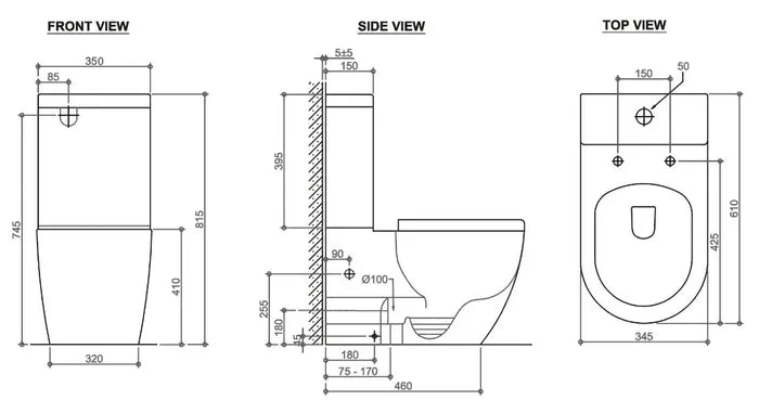 Dolus Rimless Toilet Set