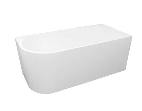 Right Corner Bathtub 1700x750x580 NF & Gloss White