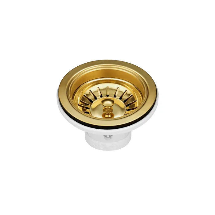 Hand Made Dark Brushed Gold Kitchen Sink - Top or Undermount - 760mm x 450mm x 220mm