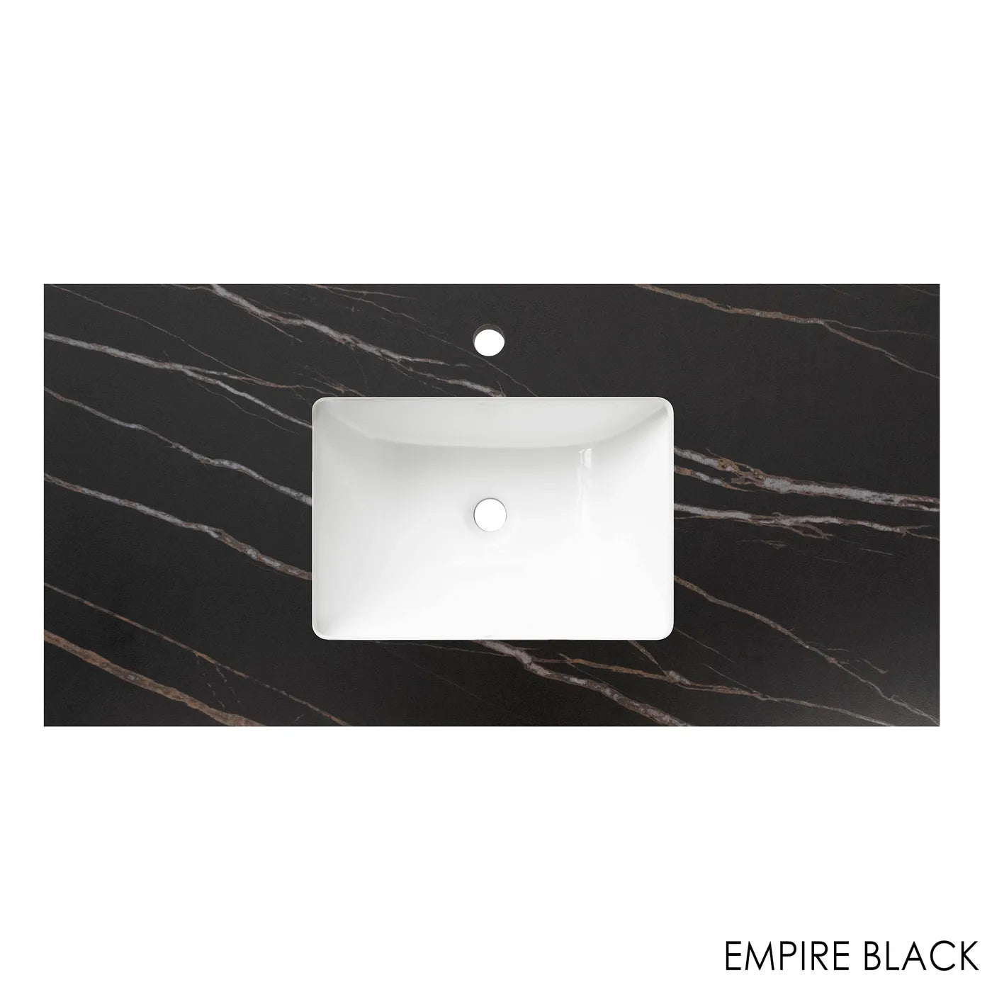 Satin White Boston 750MM Wall Hung Vanity Under Mount Stone Top