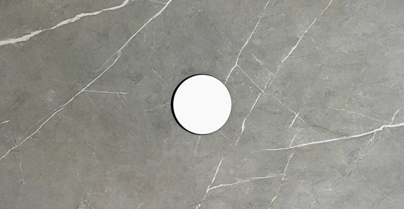 Satin White Hampton Mark Ii 750MM Wall Hung Vanity Rock Plate Counter Top