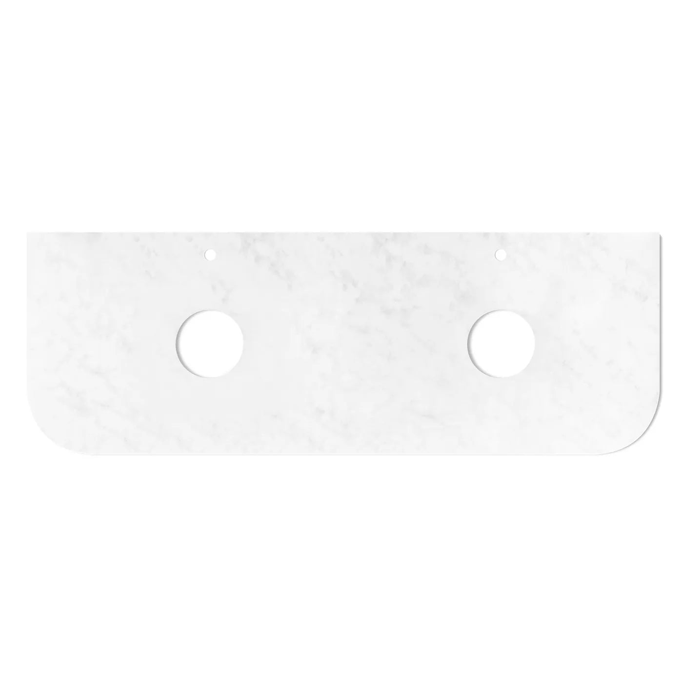 Bondi Satin White Fluted 1500x460 Curve Vanity
