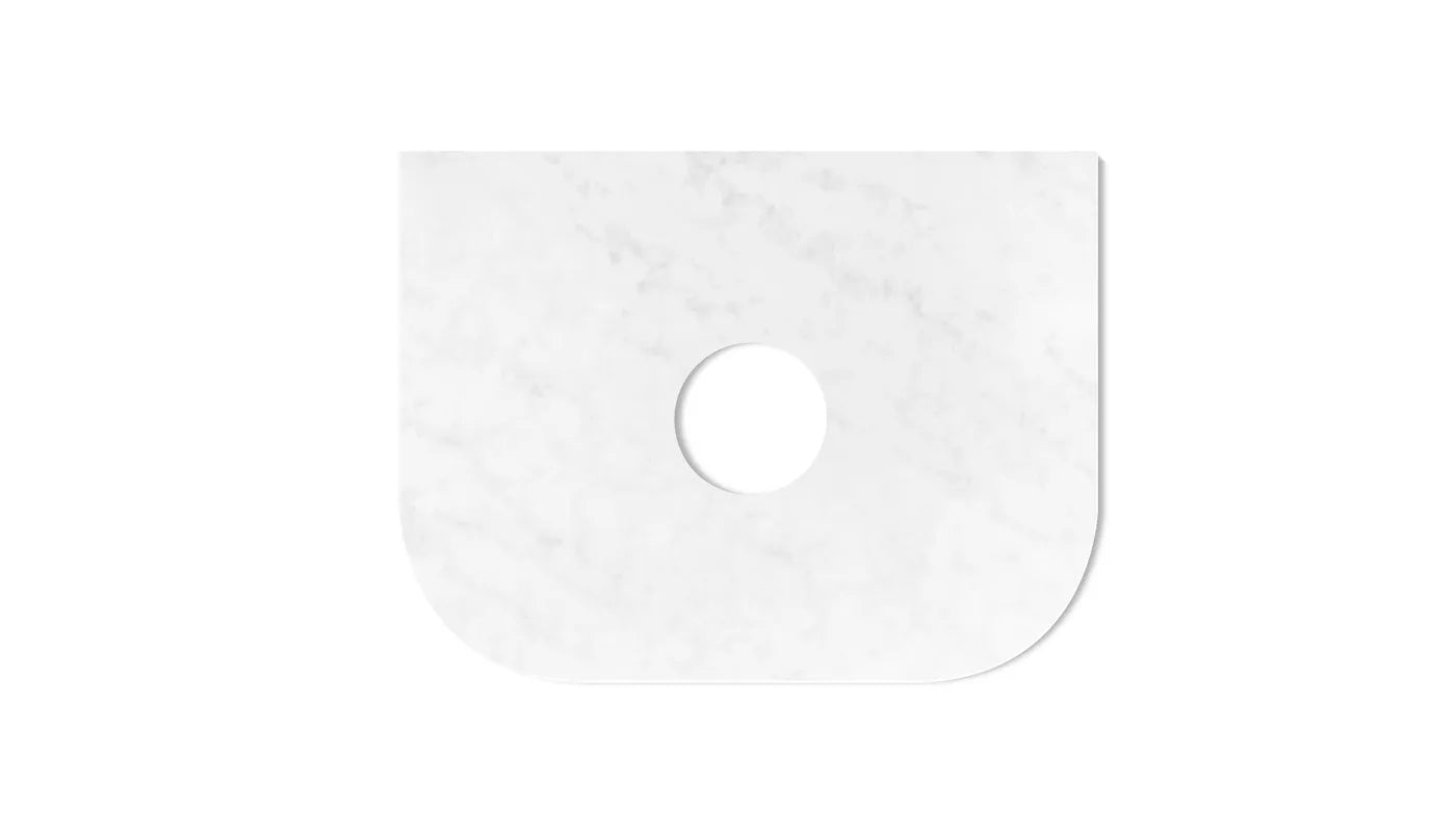 Bondi Satin White Fluted 600x460 Curve Vanity