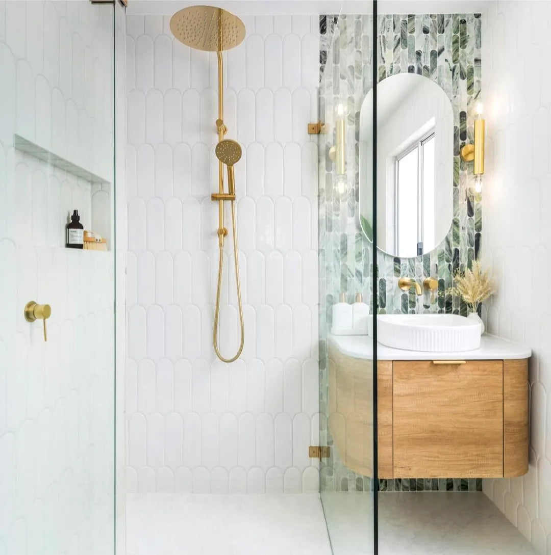 Bondi Natural Oak 600x460 Curve Vanity