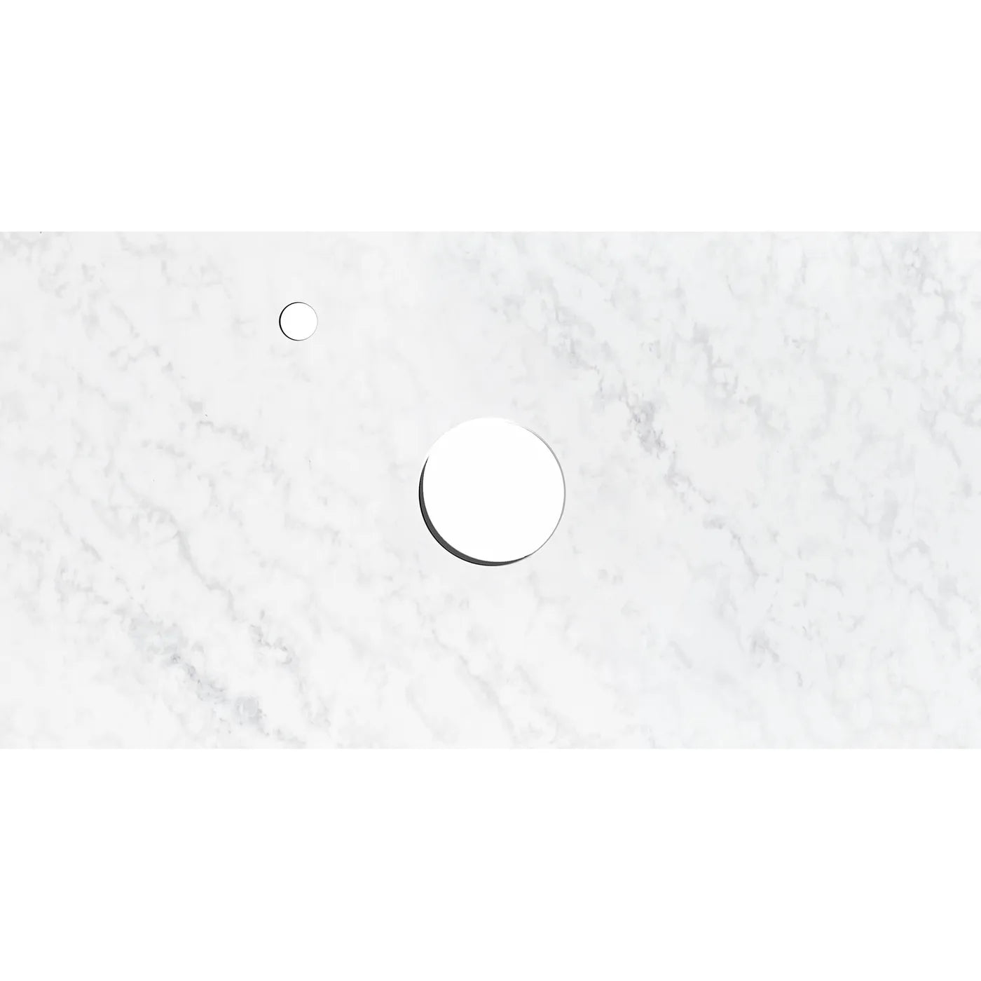 Satin White Noosa 1200MM Wall Hung Vanity Rock Plate Counter Top
