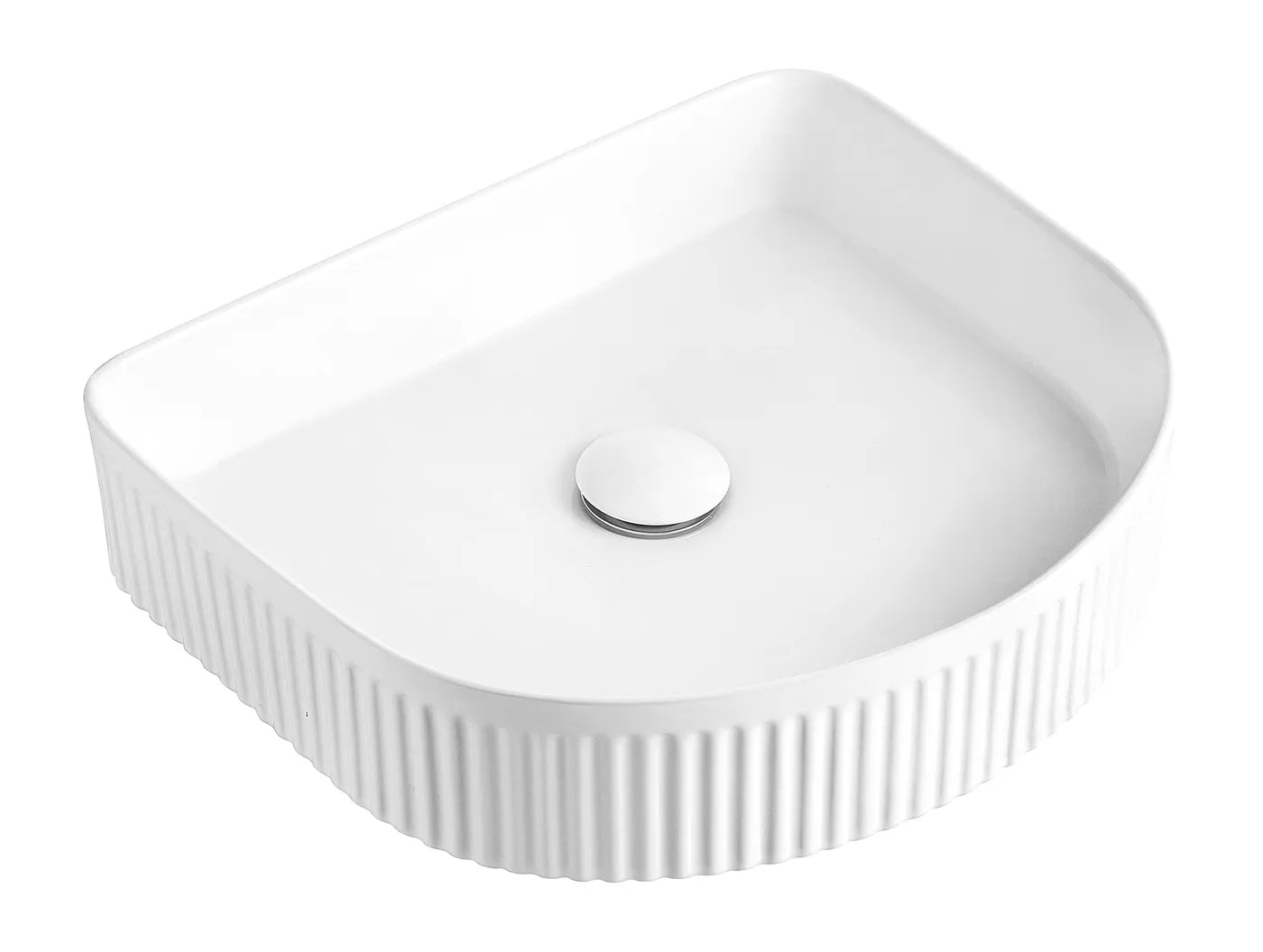 Archie Ceramic 415x365x100 Matt White Basin