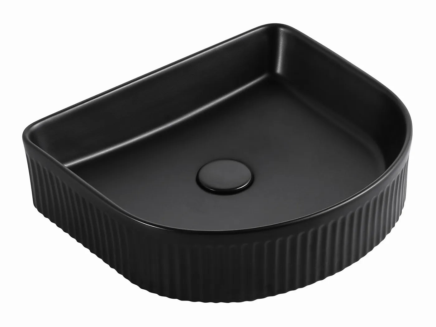 Archie Ceramic 415x365x100 Matt Black Basin