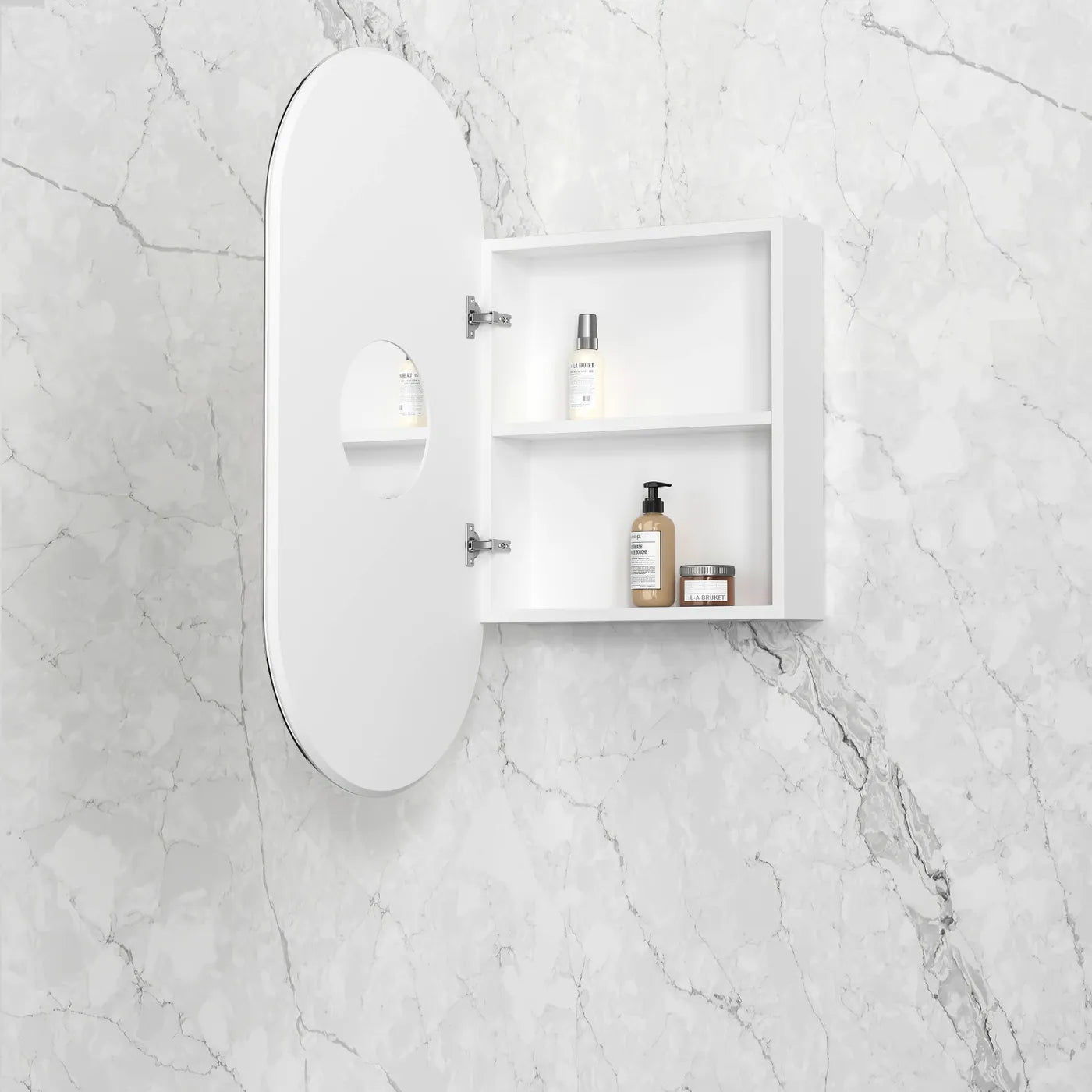Noosa Shaving Cabinet Matte White