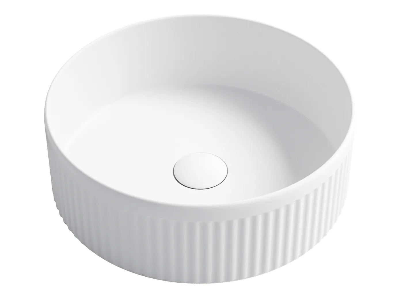 Oxford 395x395x125 Round Matt White Basin