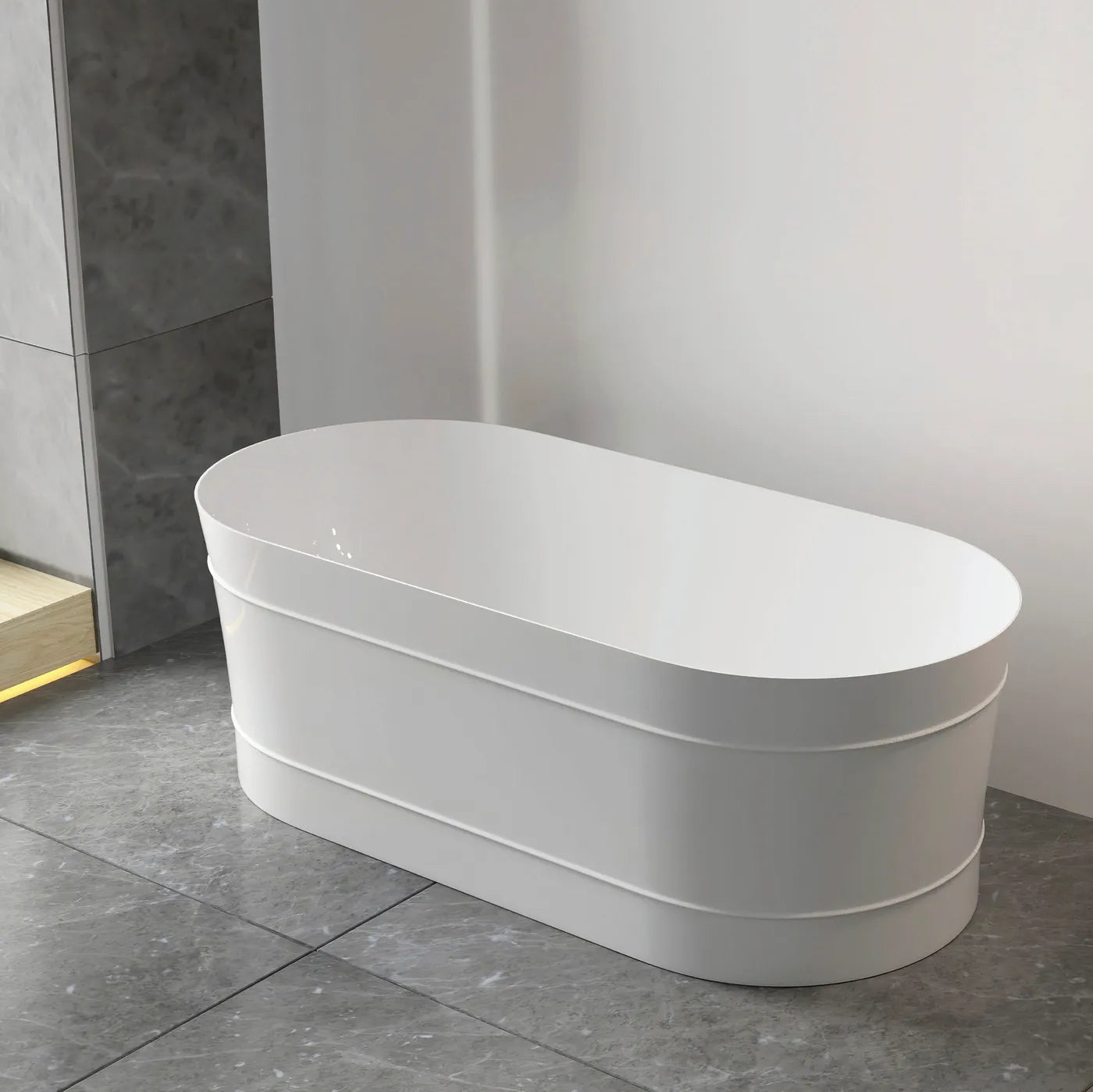 Attica Bondi Bath 1500 Gloss White