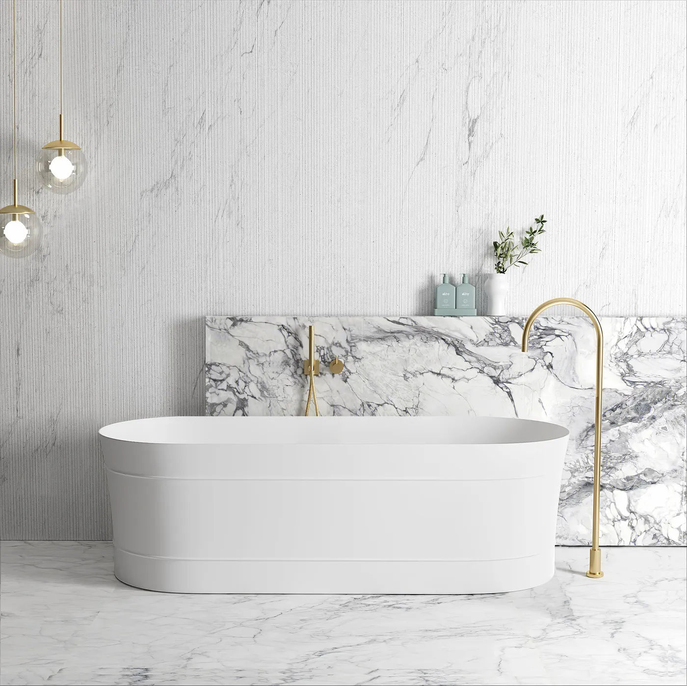 Attica Bondi Bath 1700 Gloss White