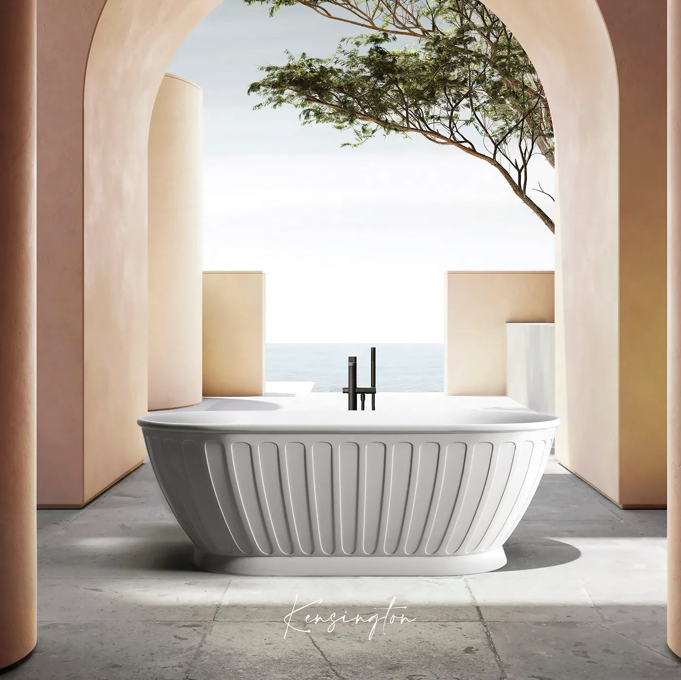 Attica Kensington Bath 1500 Gloss White