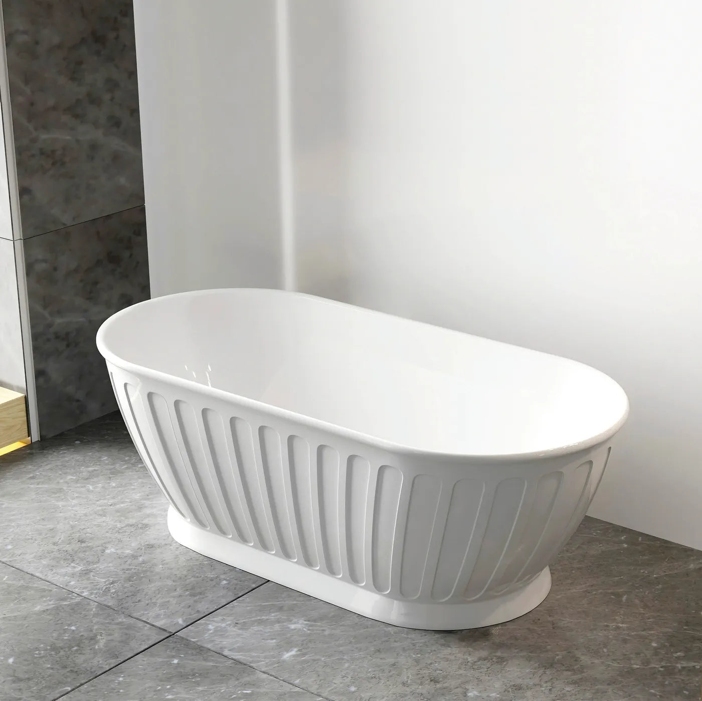 Attica Kensington Bath 1500 Gloss White