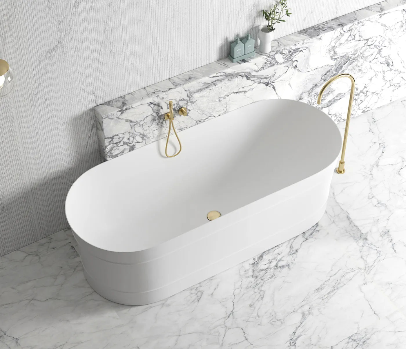 Attica Bondi Bath 1700 Matt White