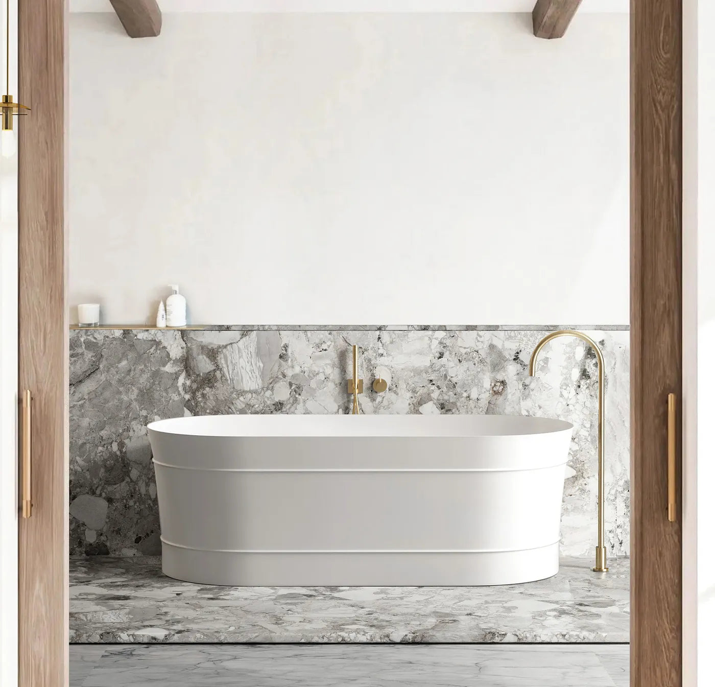 Attica Bondi Bath 1500 Matt White