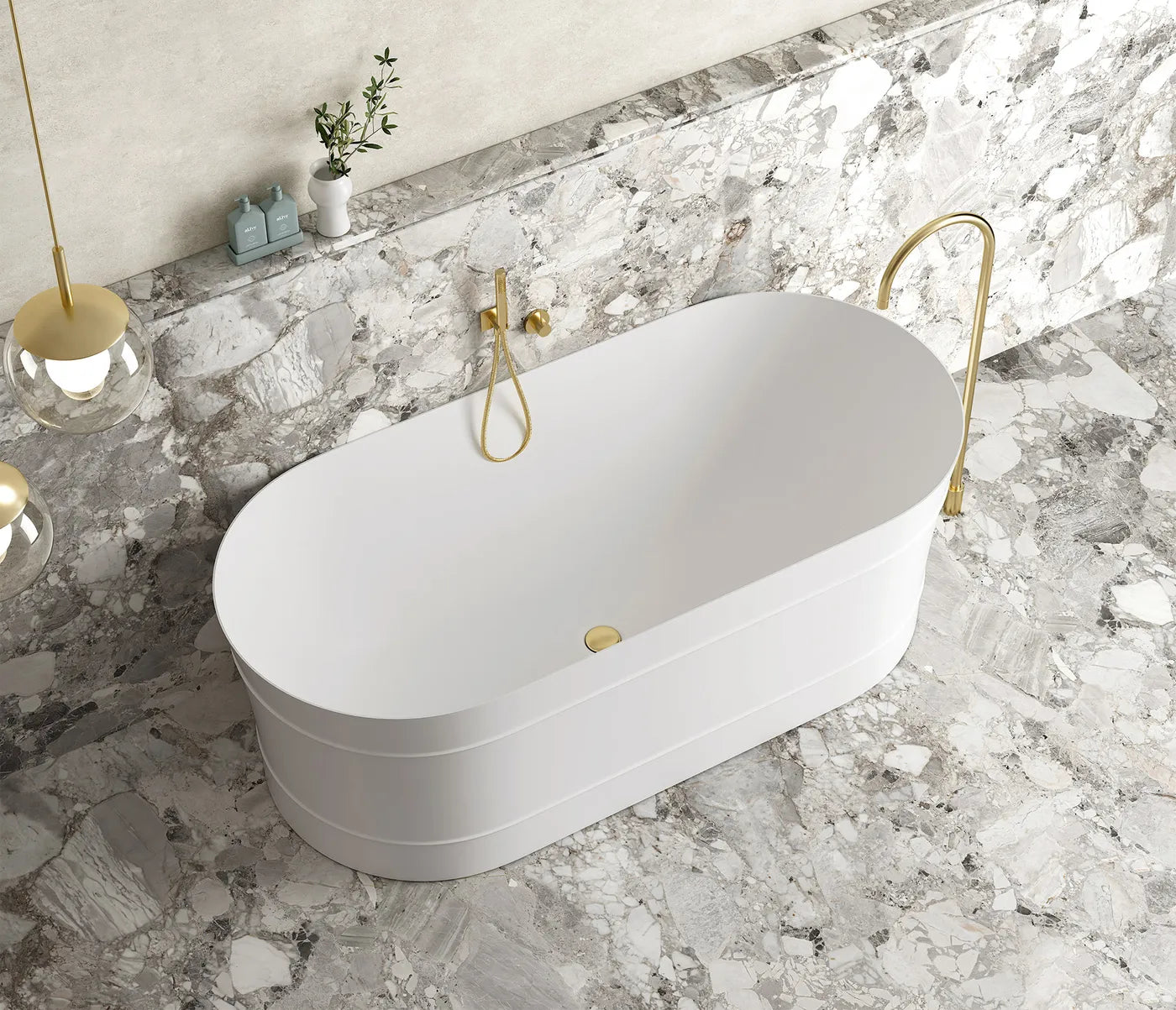 Attica Bondi Bath 1500 Matt White