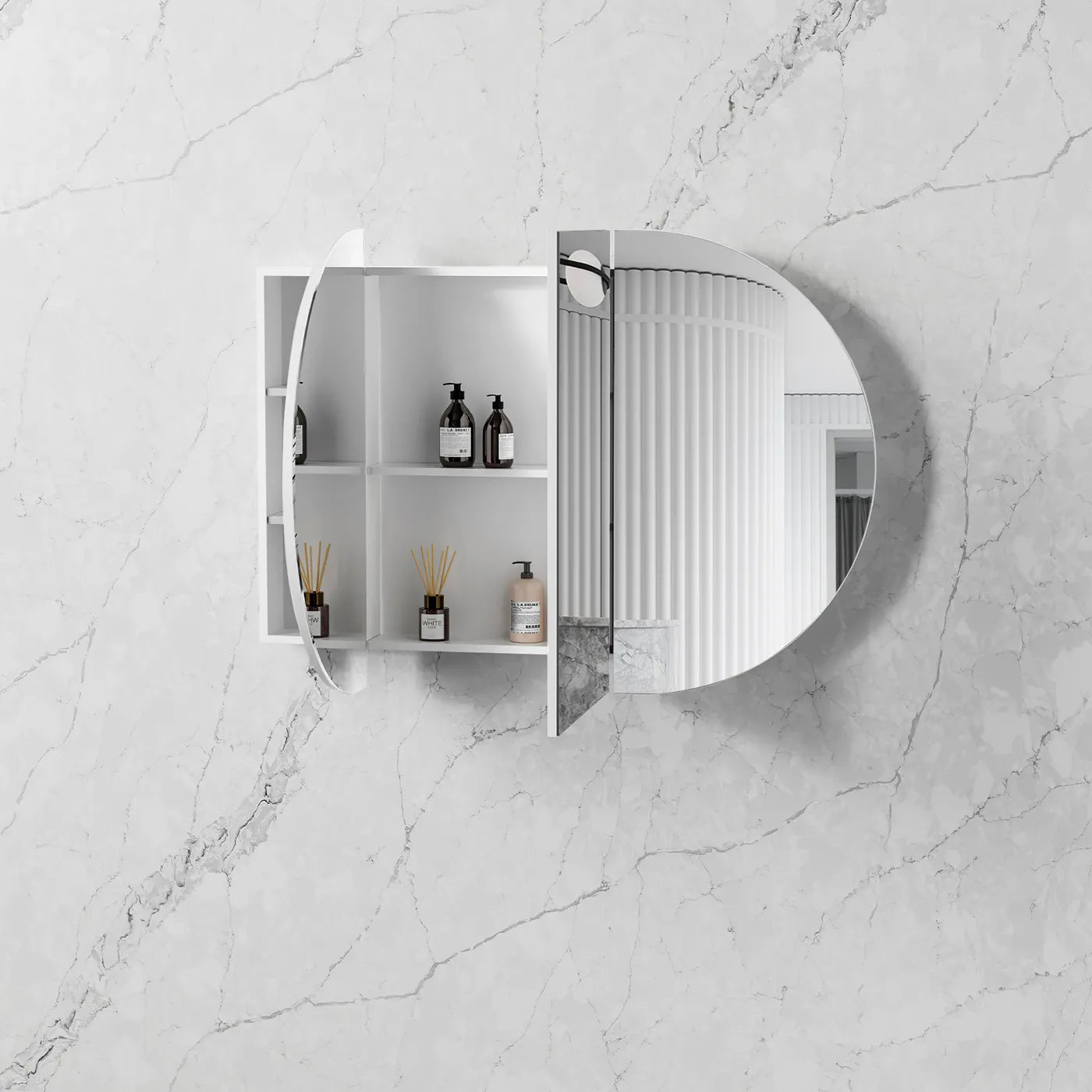 Bondi 1200x750 Shaving Cabinet White