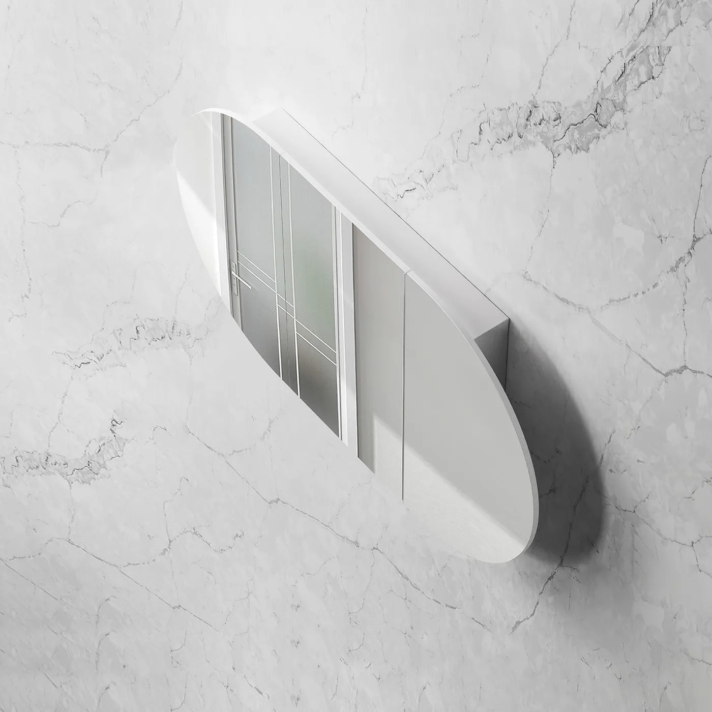 Bondi 1200x750 Shaving Cabinet White