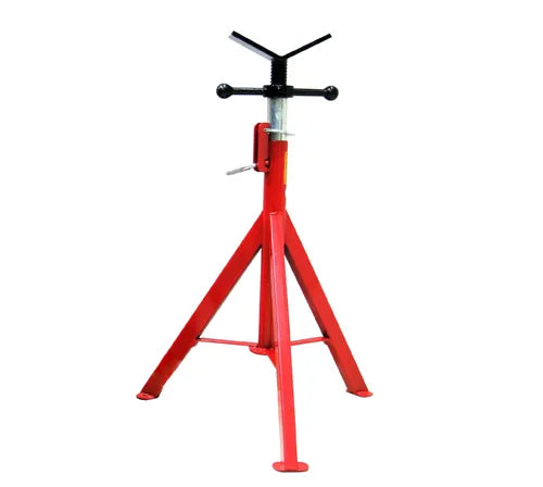 Fixed Leg Pipe Stand V Head S/Steel - plumBOSS