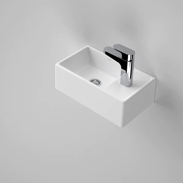 Caroma Teo 410 Hand Wall Basin White 1 Th