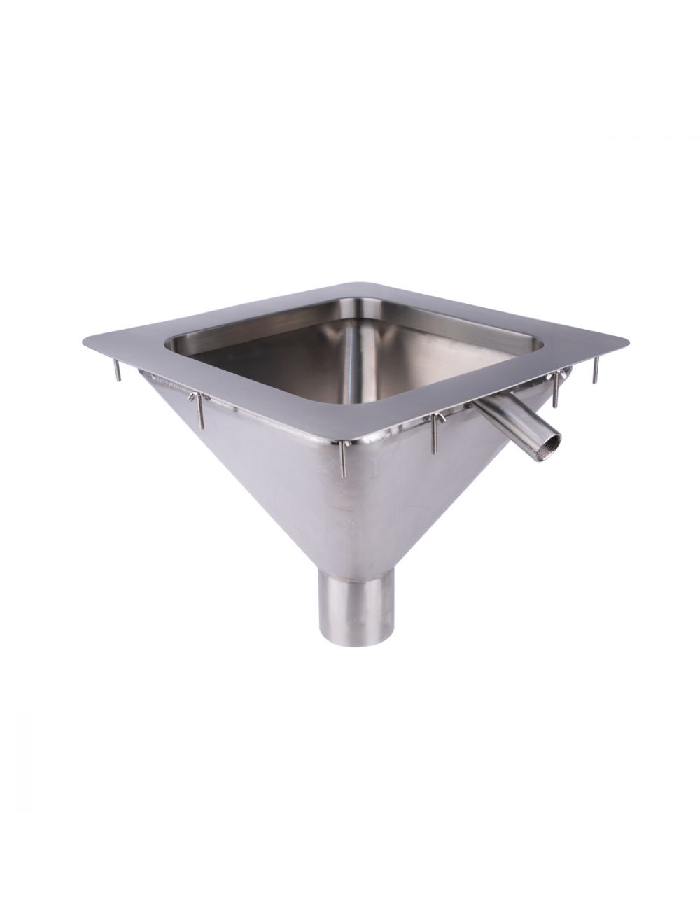 Square to Conical Flushing Rim Sink - 450