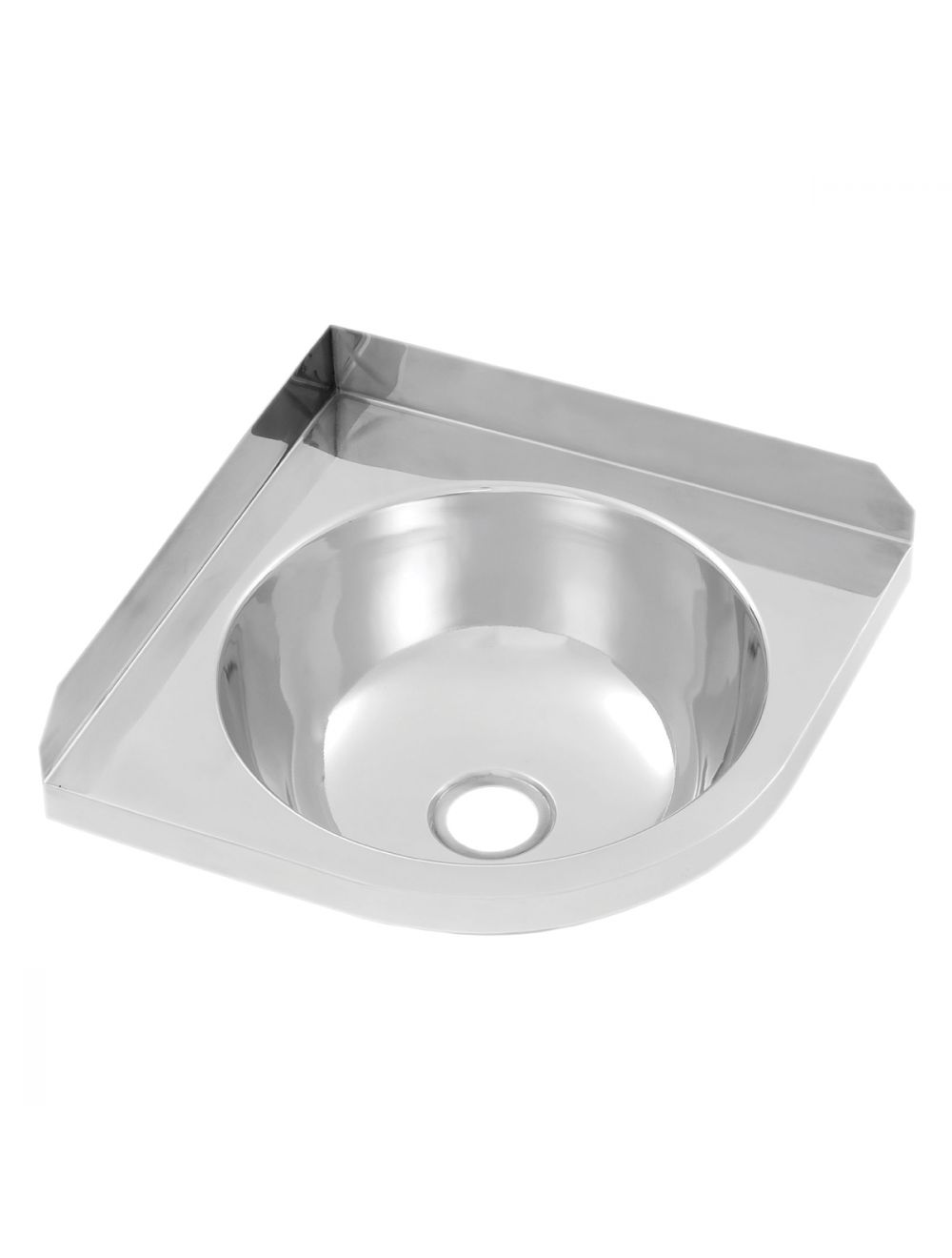 Corner Stainless Steel Hand Basin