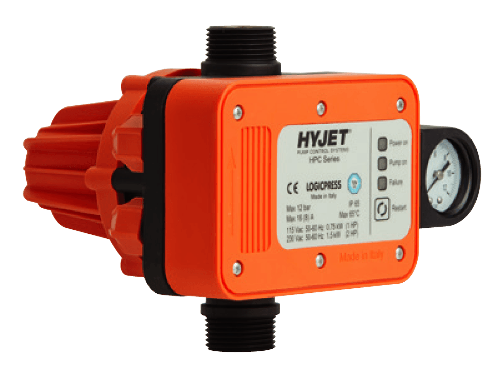 Hyjet Electronic Pressure Controller - 25mm, 240V, 1.5 or 2.2 Bar Start