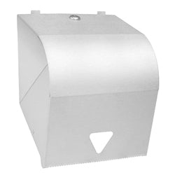 Paper Towel Roll Dispenser Lockable in White Powder Coat