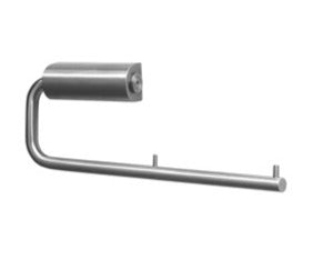 13mmØ Double Toilet Roll Holder in Satin Stainless Steel