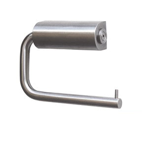 13mmØ Single Toilet Roll Holder in Satin Stainless Steel