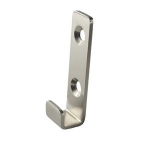 Hat and Coat Hook in Satin Stainless Steel