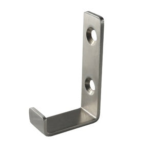 Screw Fix Hat and Coat Hook in Satin Stainless Steel