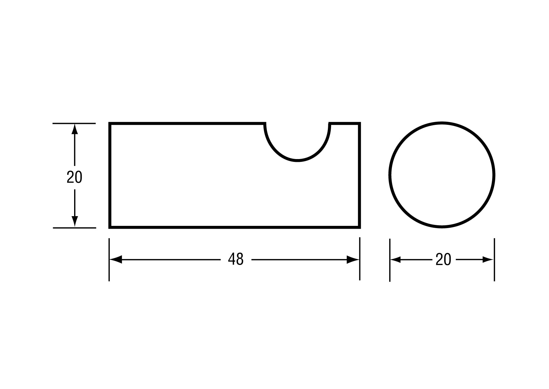 Lawson Robe Hook in Polished Stainless Steel